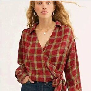 We the Free Running Wild Wrap Top | Coastal Cowgirl Checks